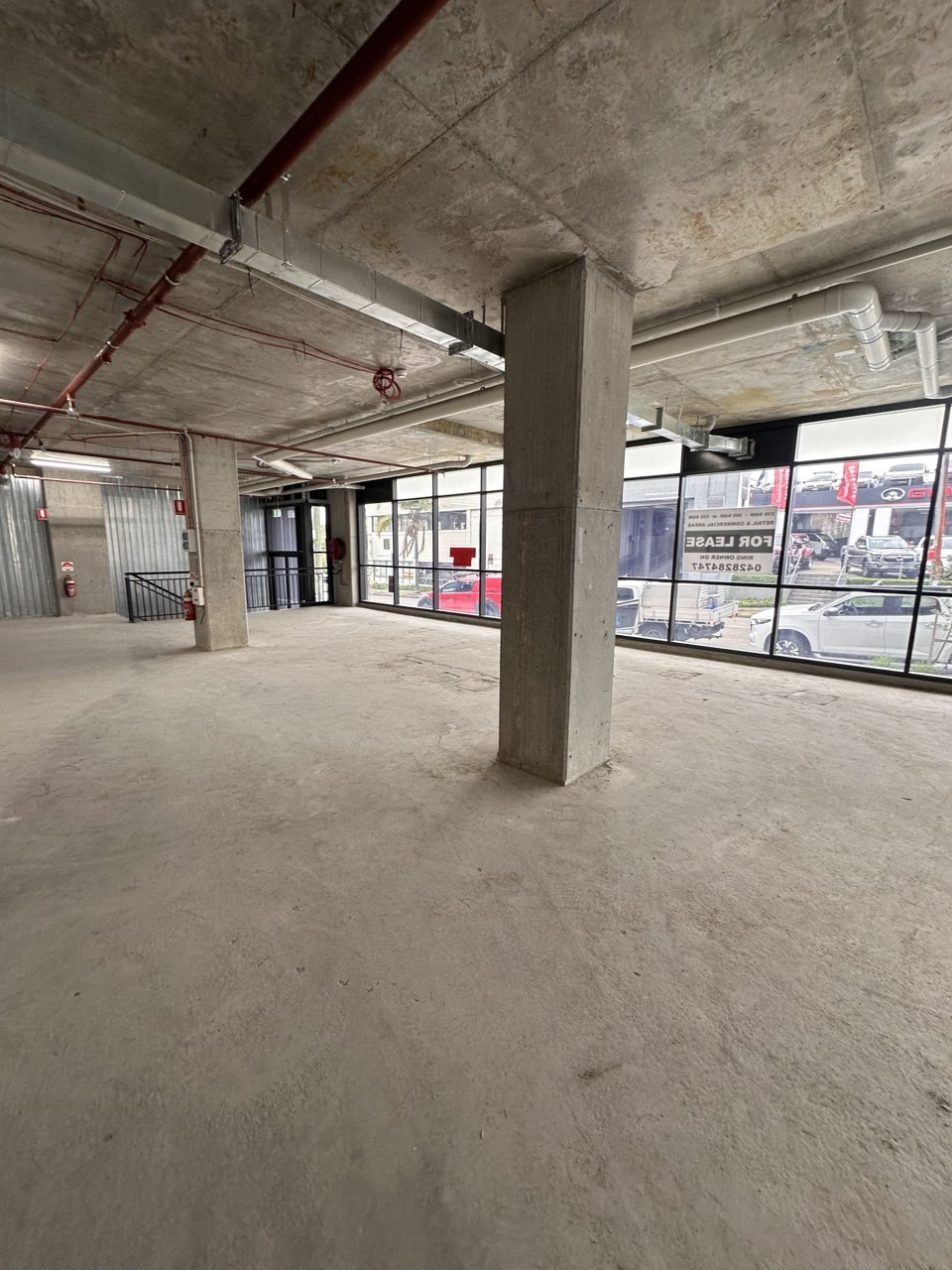 Anytime Fitness Thornleigh — Before: bare shell